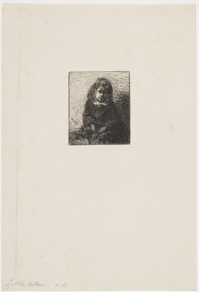 Piccolo Arthur, c.1857-58 da James Abbott McNeill Whistler